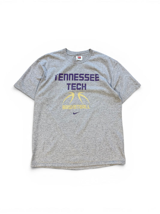 (L) 00s Nike Tennessee Tech Basketball Grey T-Shirt