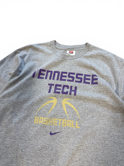 (L) 00s Nike Tennessee Tech Basketball Grey T-Shirt