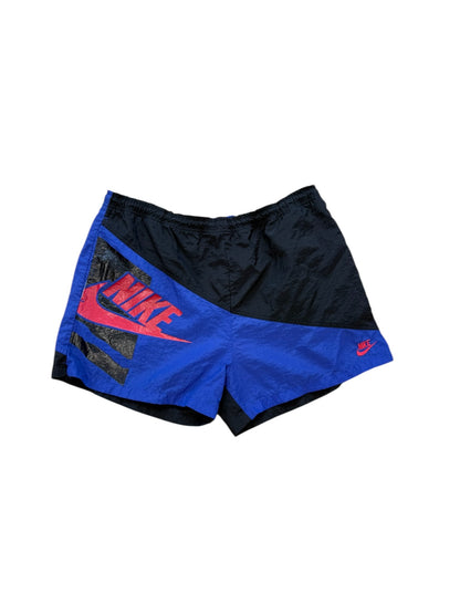 (L) 90s Nike Black Spellout Shorts