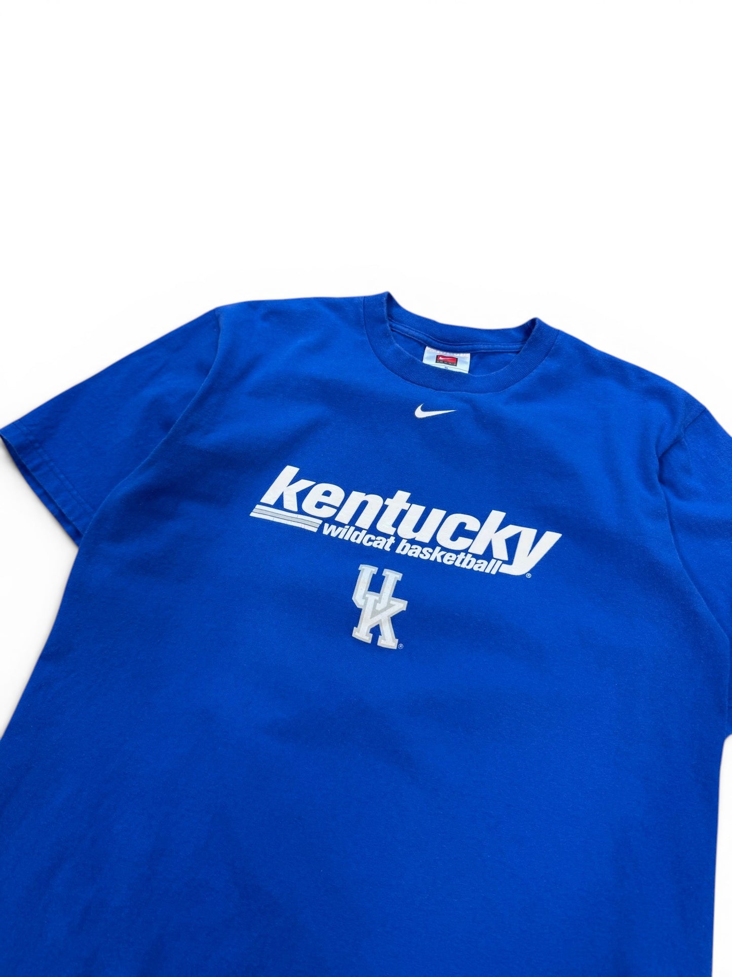 (S) 00s Nike Kentucky Wildcats Basketball Blue T-Shirt