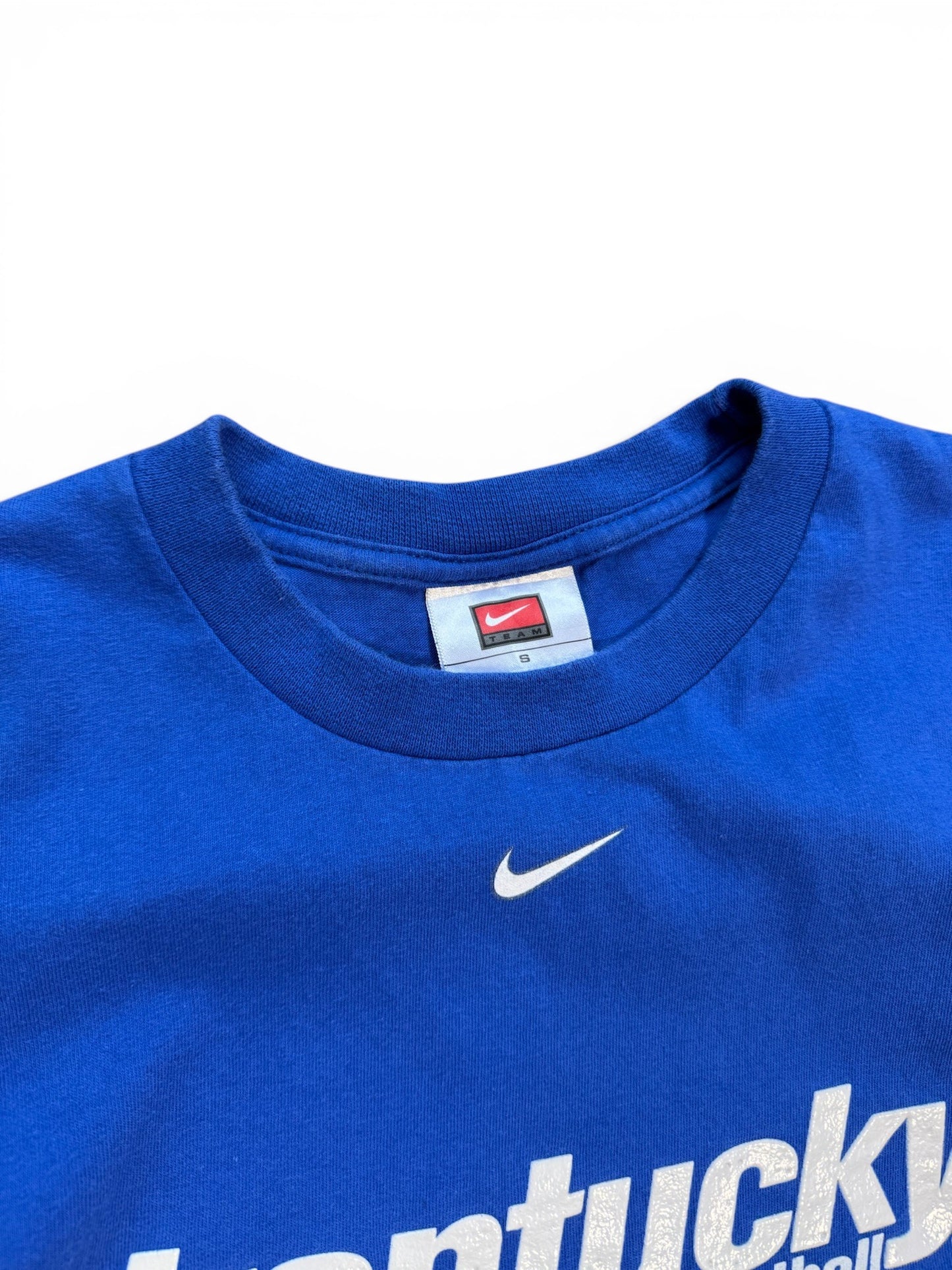 (S) 00s Nike Kentucky Wildcats Basketball Blue T-Shirt