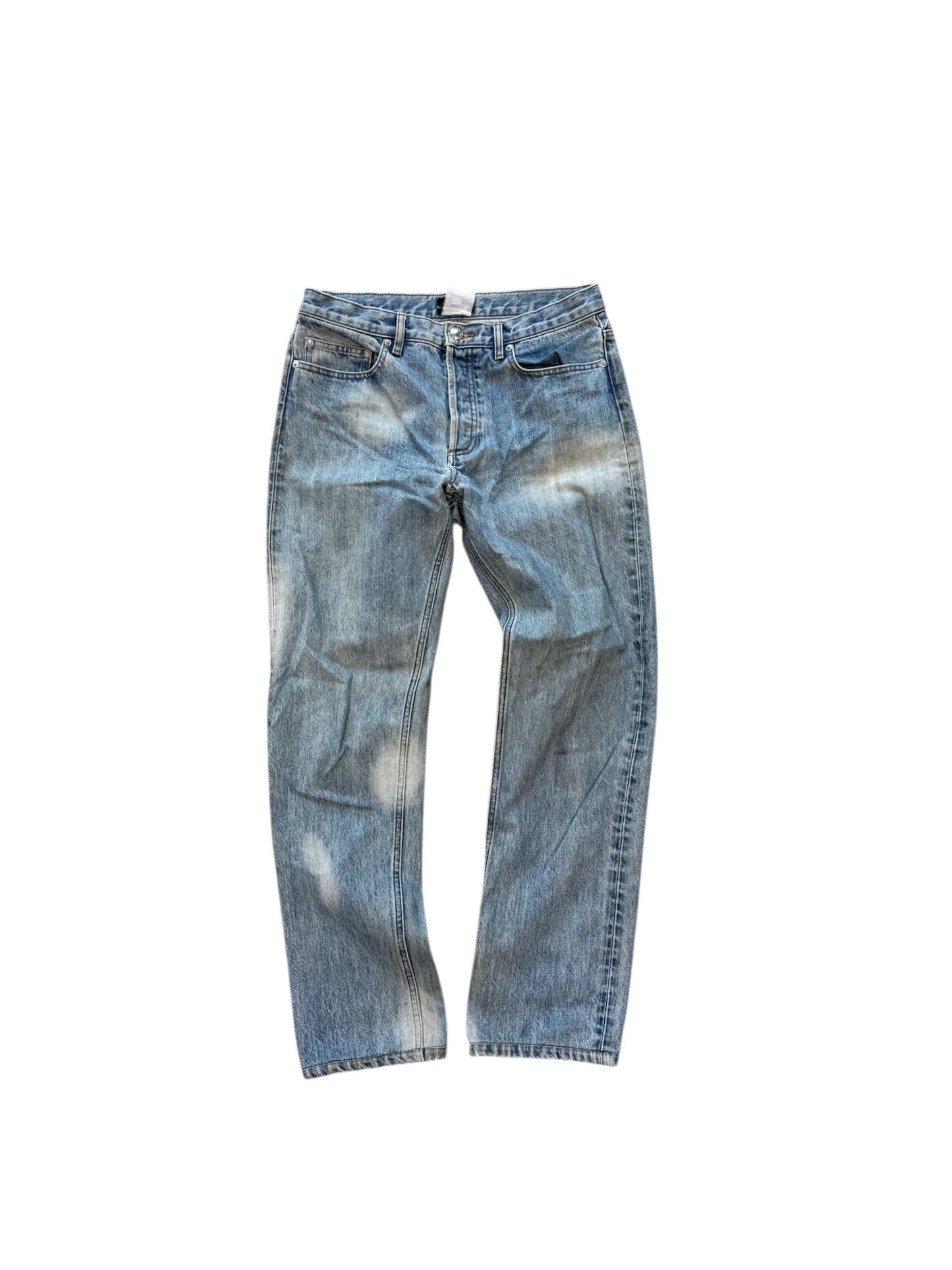 (31 Waist) A.P.C. Rue Madame Paris Washed Jeans