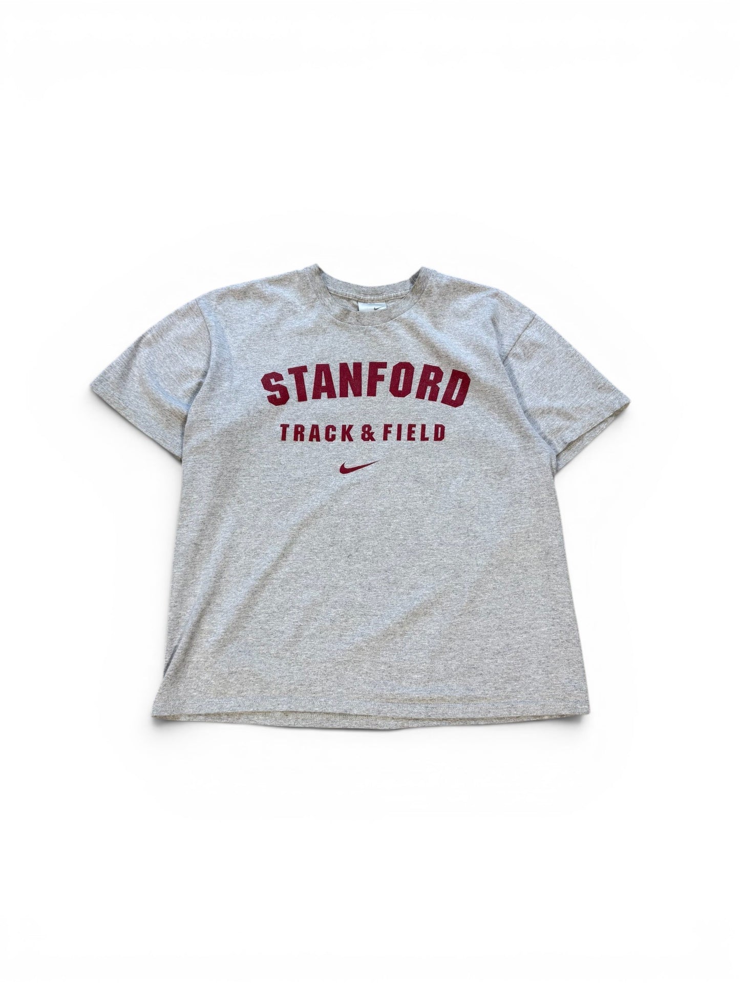 (S) 00s Nike Standford Track & Field Grey T-Shirt