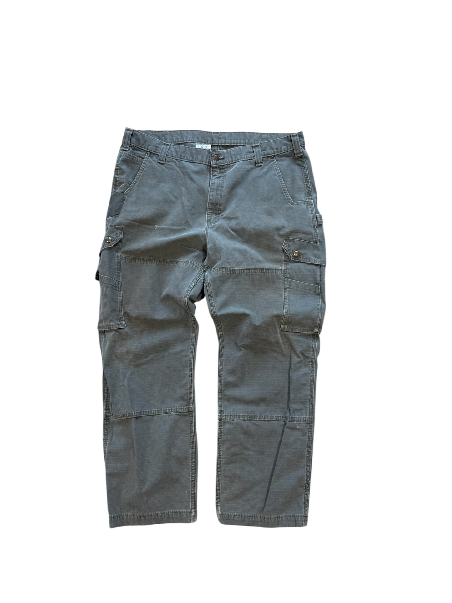 (40 Waist) Vtg Carhartt Green Utility Work Pants