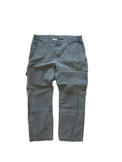 (40 Waist) Vtg Carhartt Green Utility Work Pants
