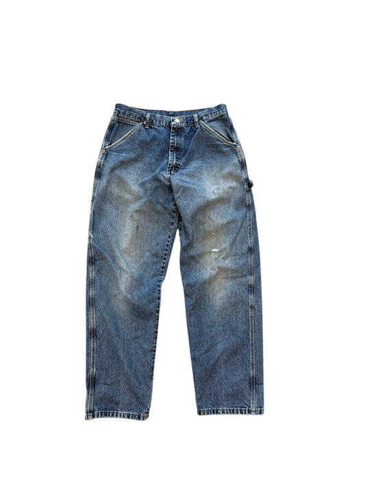 (32 Waist) 90s Wrangler Washed Carpenter Jeans