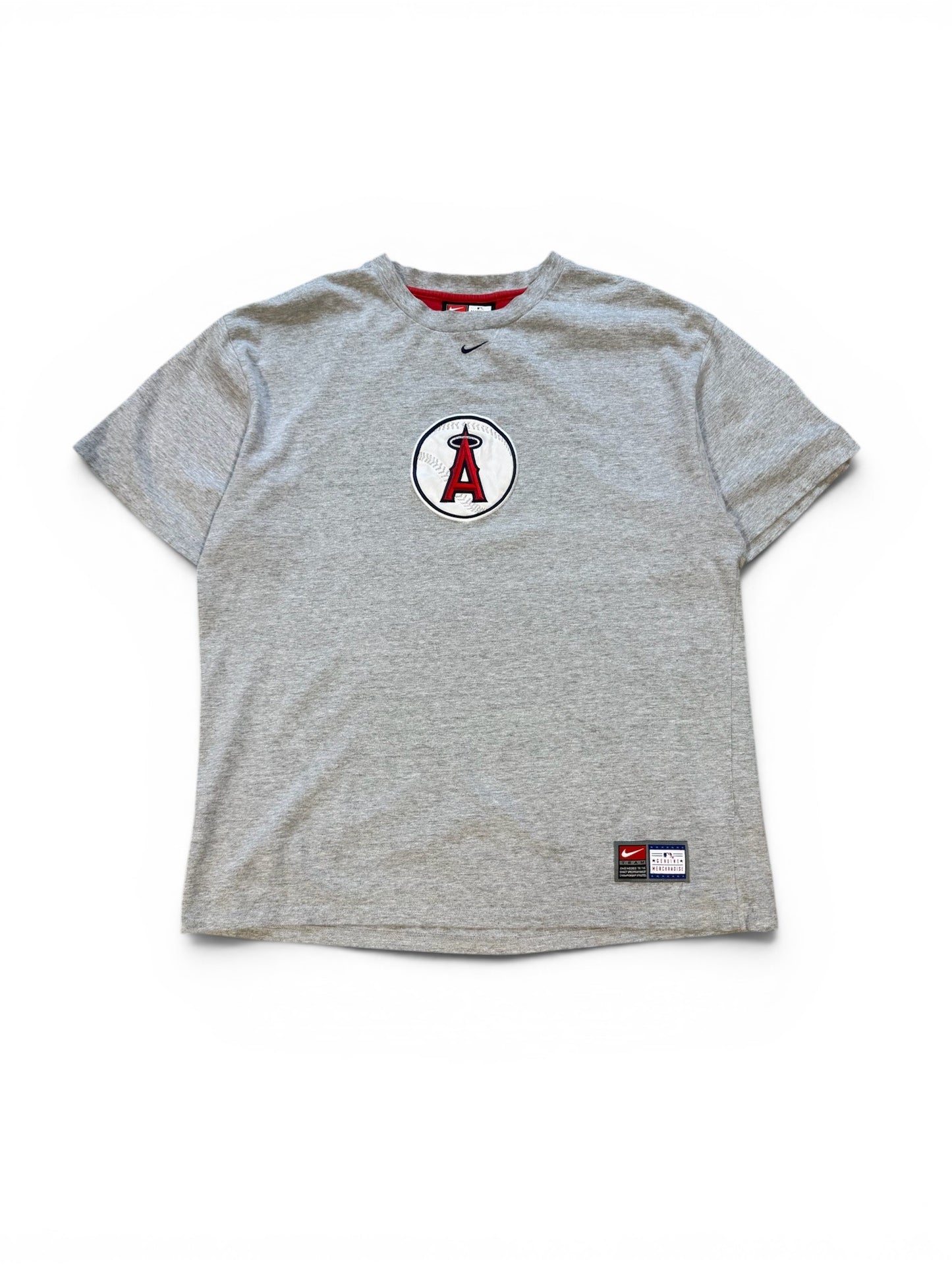 (L) 00s Nike Angels Baseball Grey T-Shirt
