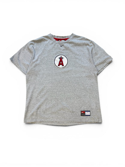 (L) 00s Nike Angels Baseball Grey T-Shirt