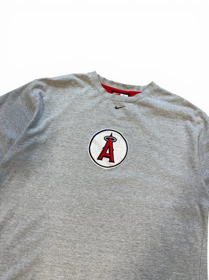 (L) 00s Nike Angels Baseball Grey T-Shirt
