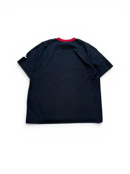 (XL) 00s Nike Reds Baseball Black T-Shirt