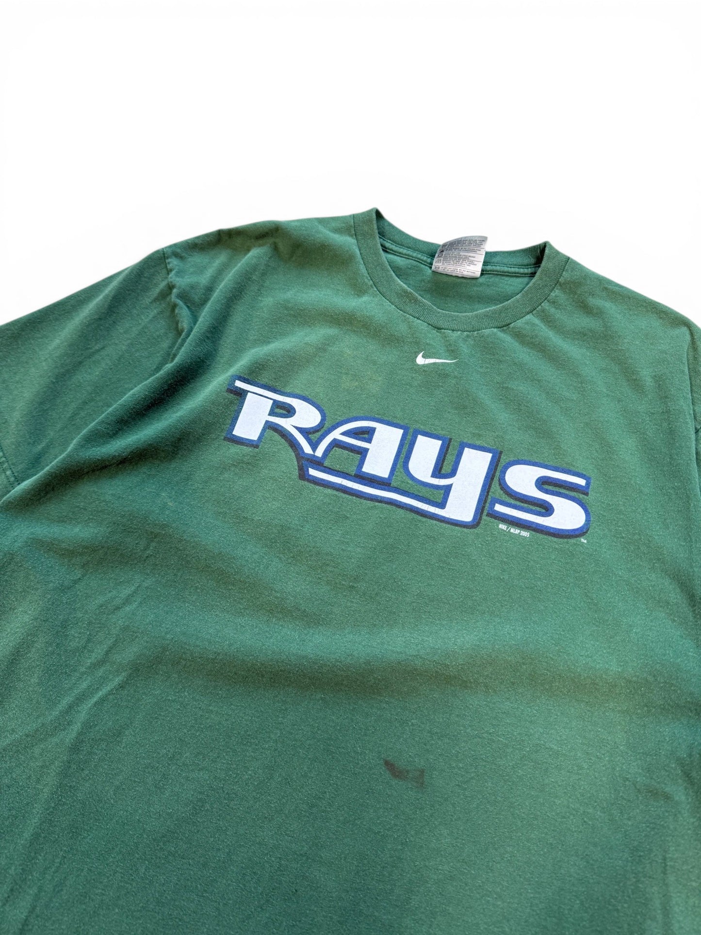 (L) 2005 Nike Rays Baseball Green T-Shirt