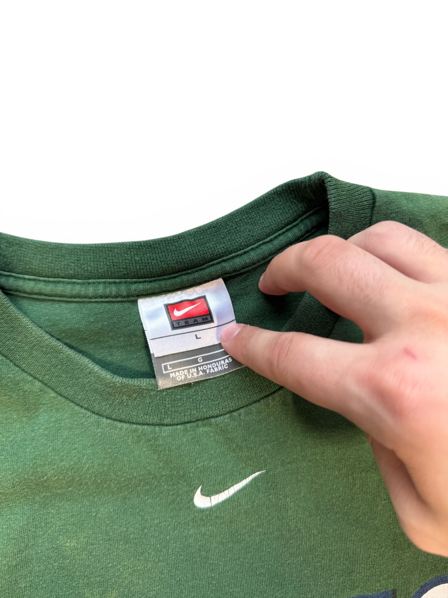 (L) 2005 Nike Rays Baseball Green T-Shirt