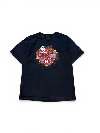 (Youth XL) 2008 Oklahoma Heisman Winner Black T-Shirt