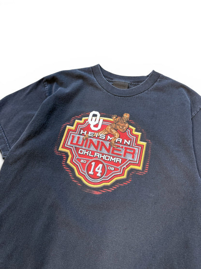 (Youth XL) 2008 Oklahoma Heisman Winner Black T-Shirt