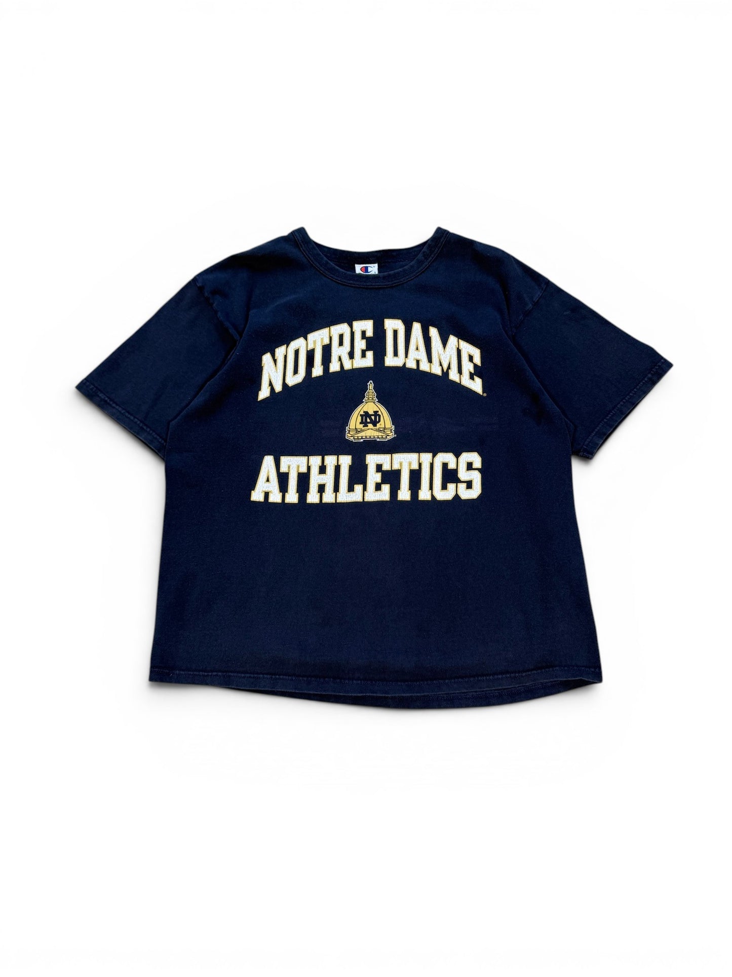 (XL) 00s Notre Dame Athletics Navy T-Shirt