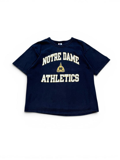 (XL) 00s Notre Dame Athletics Navy T-Shirt