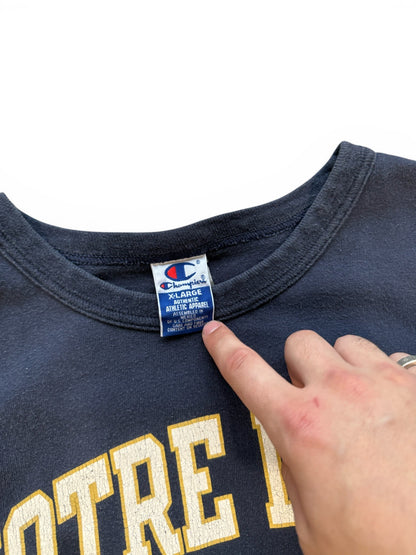 (XL) 00s Notre Dame Athletics Navy T-Shirt