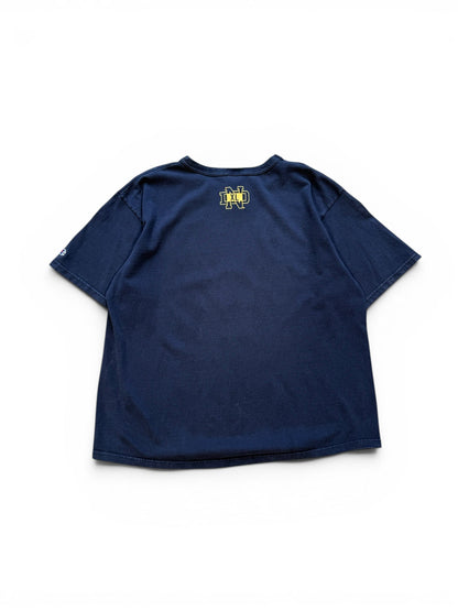 (XL) 00s Notre Dame Athletics Navy T-Shirt