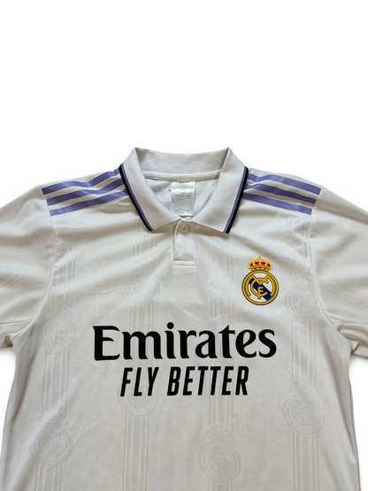 (L) 2022-23 Adidas Real Madrid Benzema Home Jersey