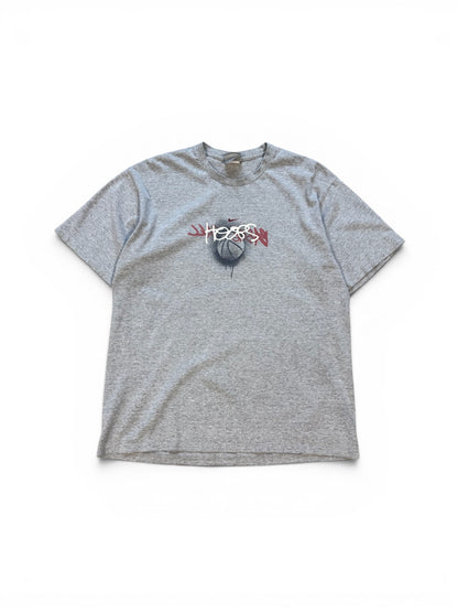 (M) 00s Nike Hoops Graphic Grey T-Shirt