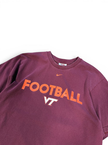 (M) 00s Nike Virginia Tech Football T-Shirt
