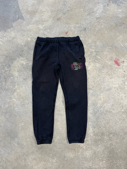 OVO Neon Lights Sweatpants Black Sz M