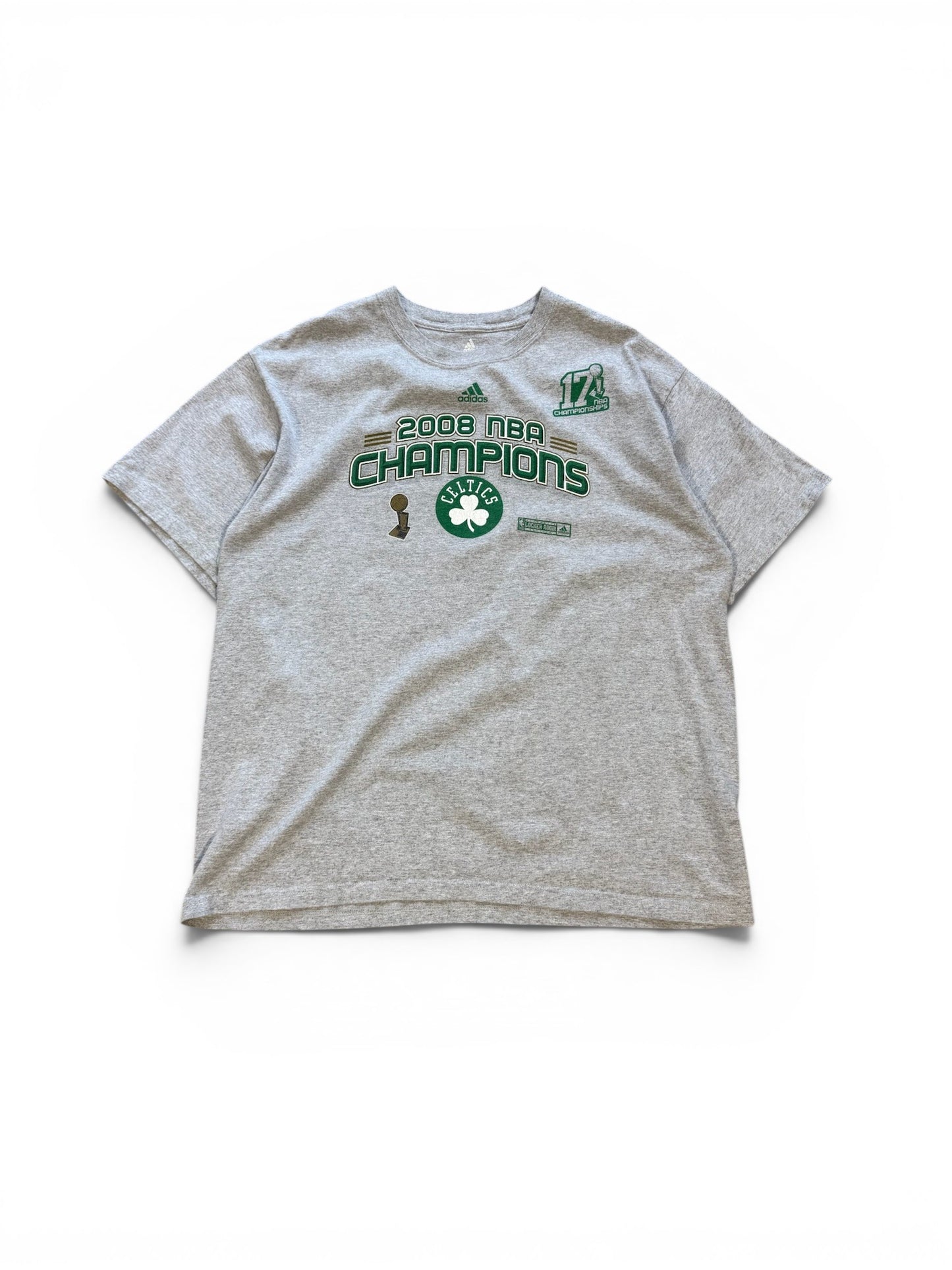 (XL) 2008 Boston Celtics NBA Champions Grey T-Shirt