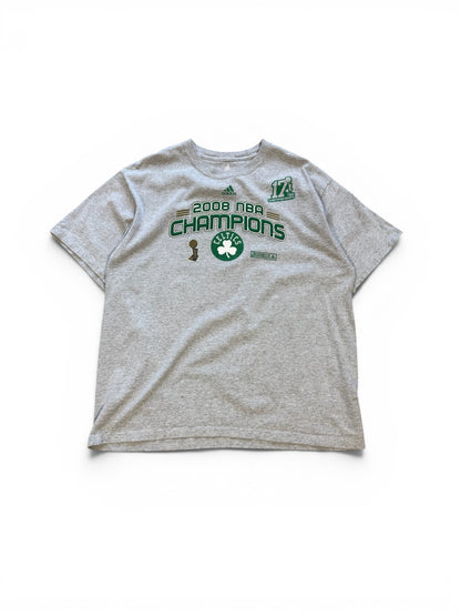 (XL) 2008 Boston Celtics NBA Champions Grey T-Shirt
