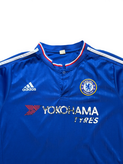 (L) 2015-16 Adidas Chelsea FC Cuscatleco Home Kit
