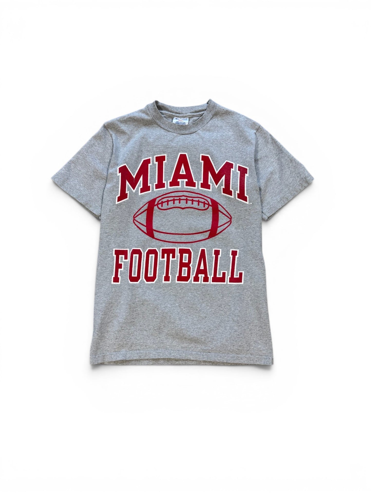(S) 00s Miami Football Grey T-Shirt