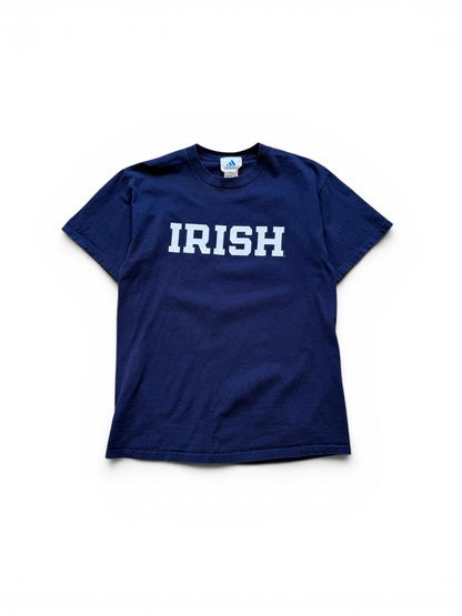 (M) 00s Adidas Notre Dame Irish Navy T-Shirt