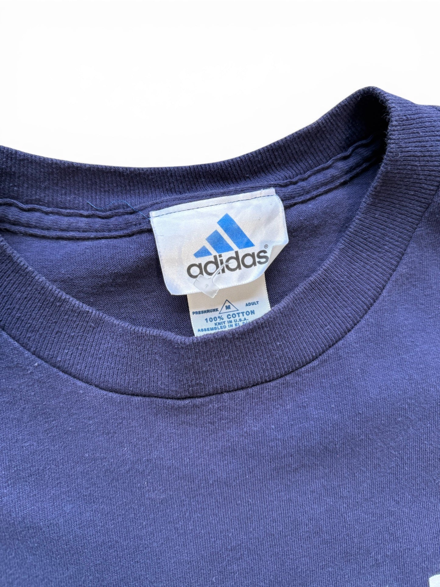 (M) 00s Adidas Notre Dame Irish Navy T-Shirt