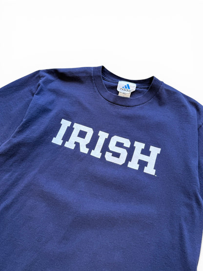 (M) 00s Adidas Notre Dame Irish Navy T-Shirt