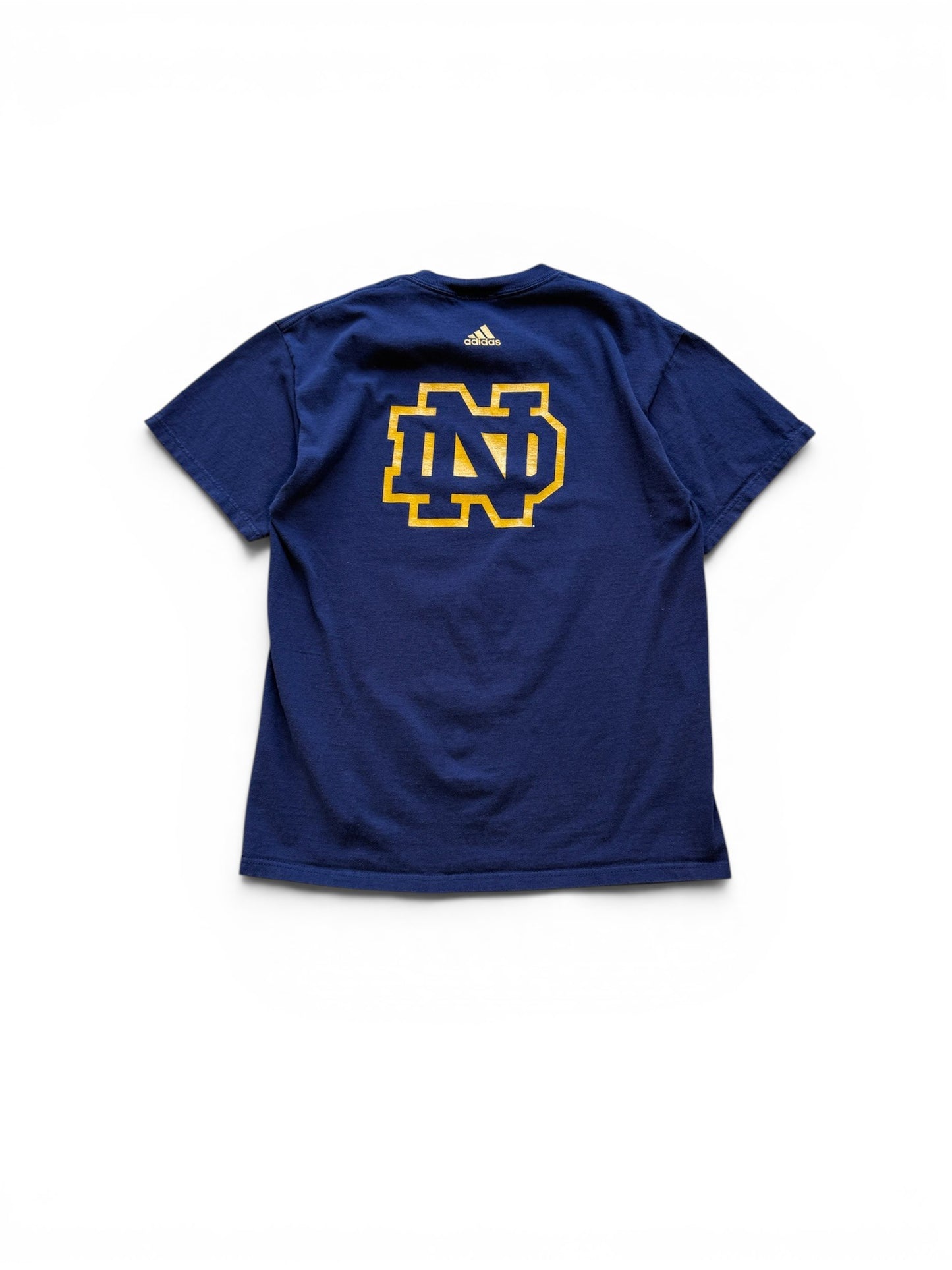 (M) 00s Adidas Notre Dame Irish Navy T-Shirt
