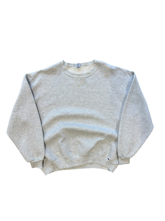 (XXL) Vtg Russell Athletics Grey Crewneck
