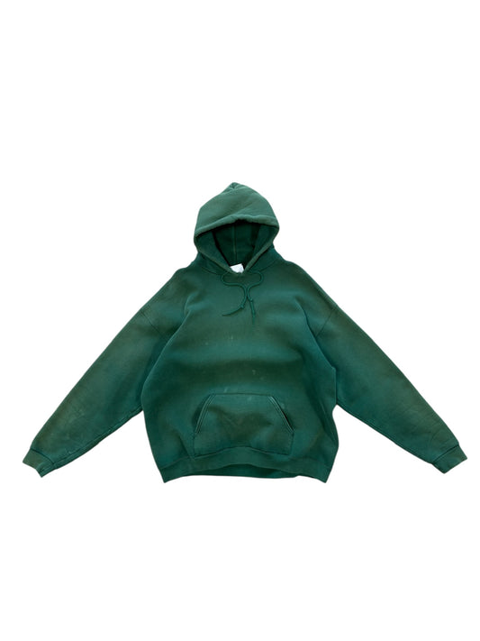 (XL) 90s Lee Green Blank Hoodie