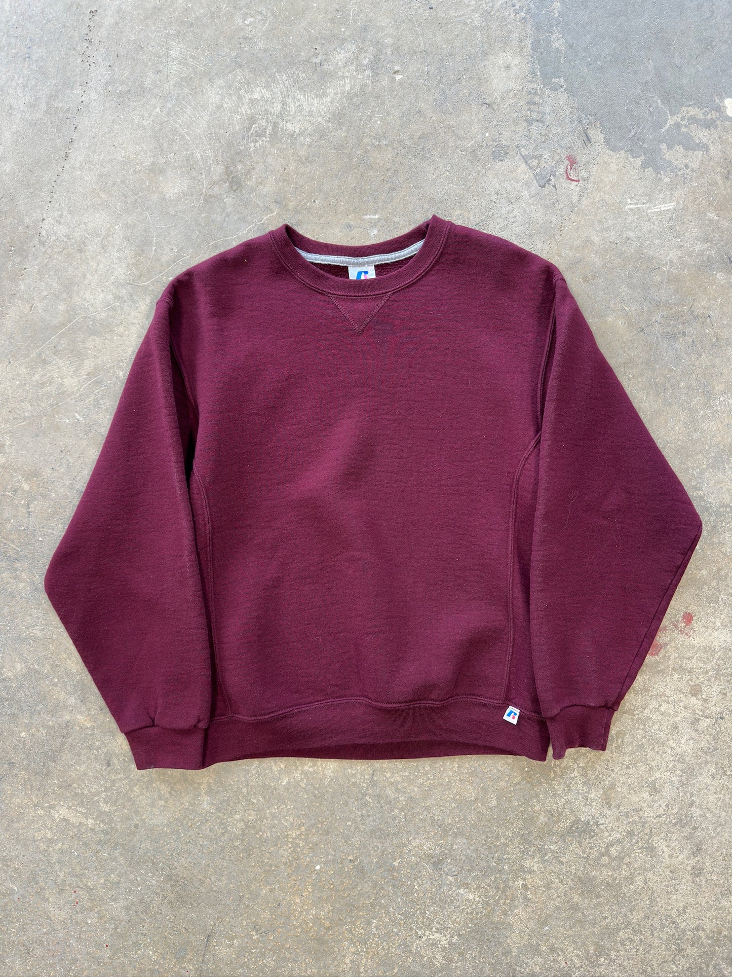 (M) 00s Russell Athletics Burgundy Crewneck