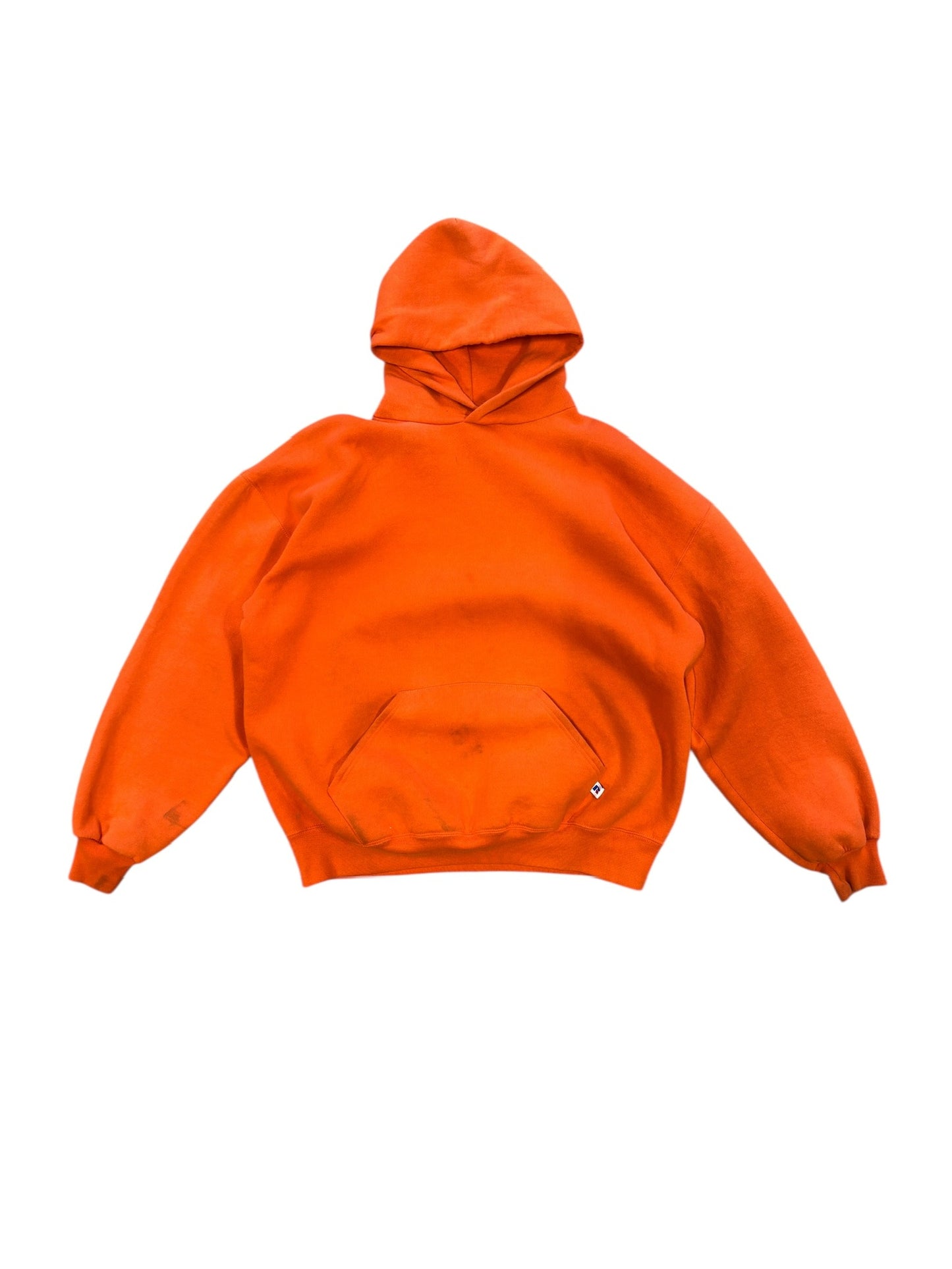 (XL) Vtg Russell Athletics Hoodie Orange