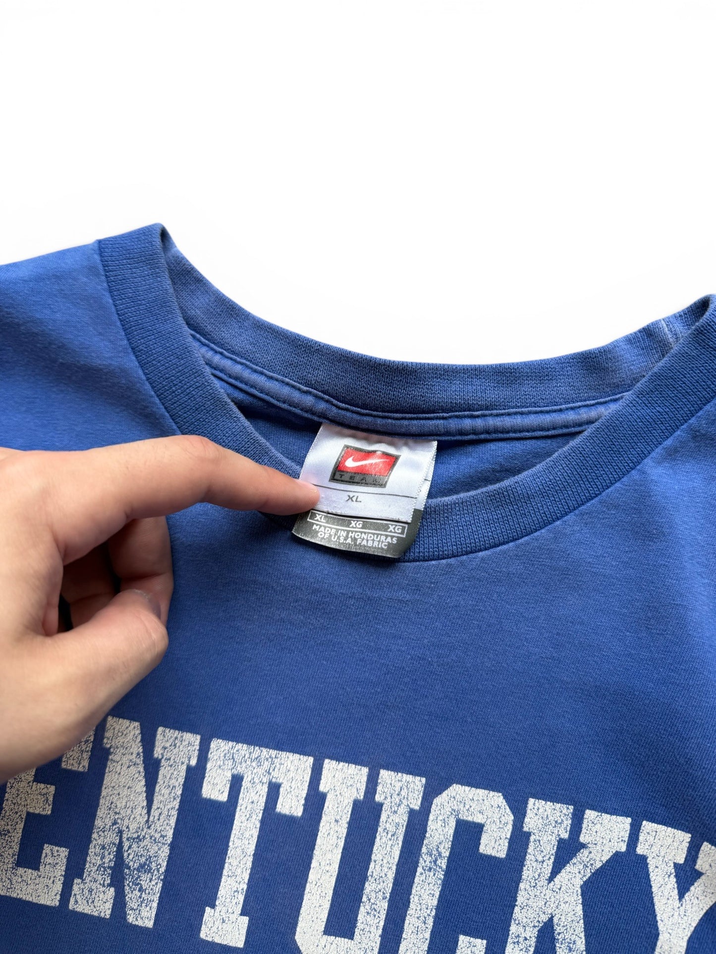 (XL) 00s Nike University Of Kentucky Blue T-Shirt