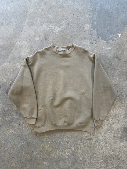(XL) 90s Lee Ultraweight Taupe Crewneck