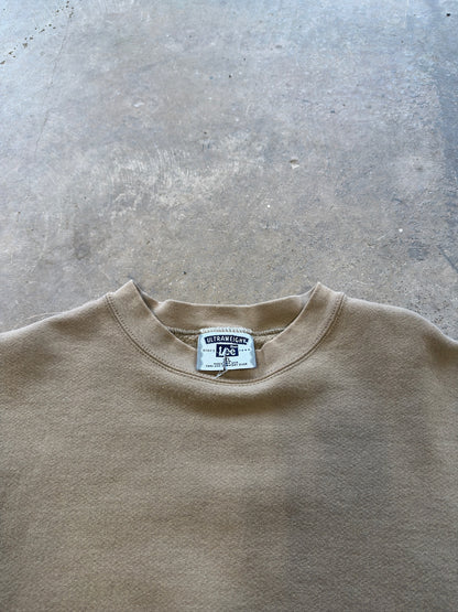 (XL) 90s Lee Ultraweight Taupe Crewneck