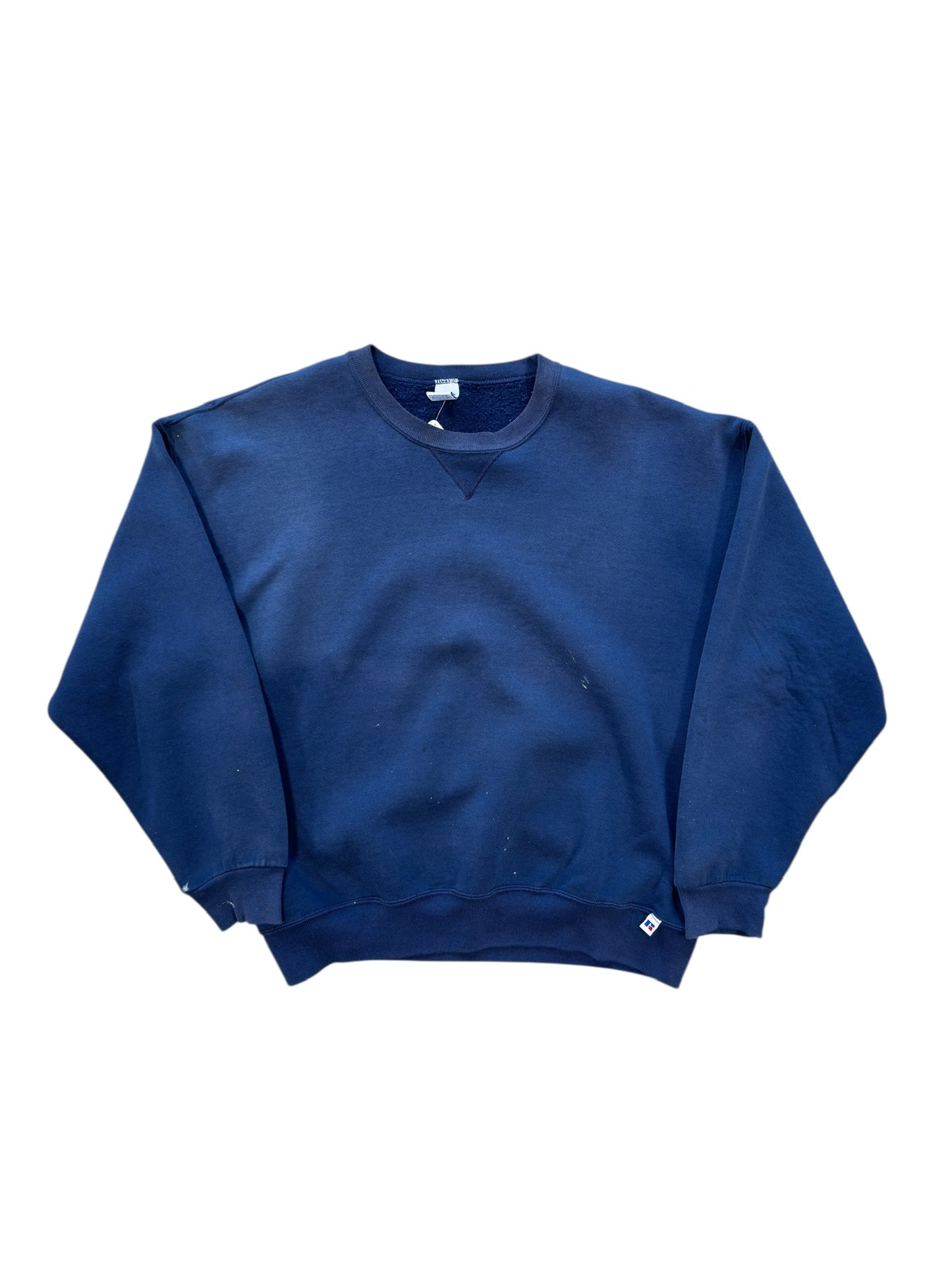 (XXL) Vtg Russell Athletics Navy Crewneck