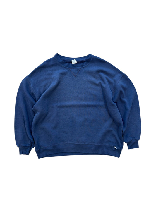 (XXL) Vtg Russell Athletics Navy Crewneck