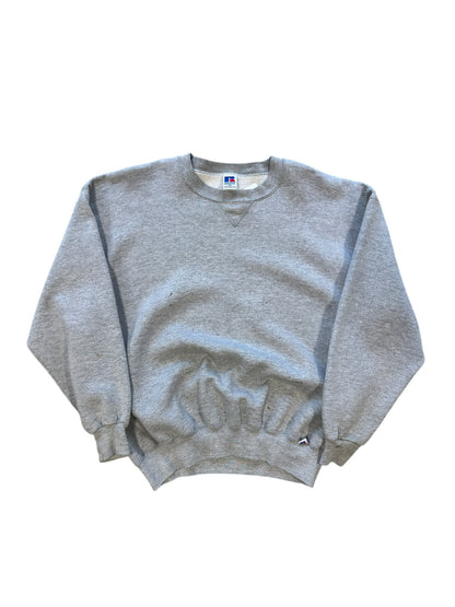 (XXL) Vtg Blank Russell Grey Crewneck