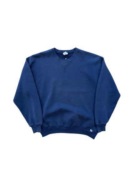 (XL) Vtg Russell Athletics Navy Crewneck