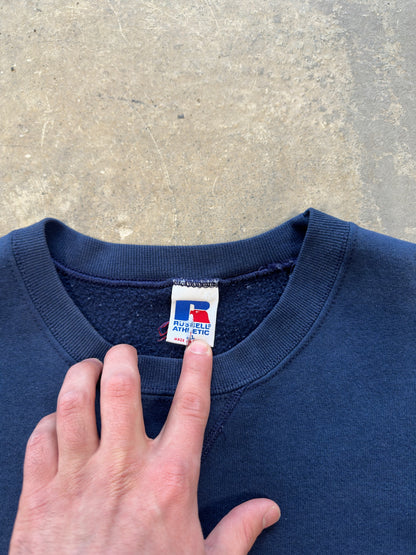 (XL) Vtg Russell Athletics Navy Crewneck