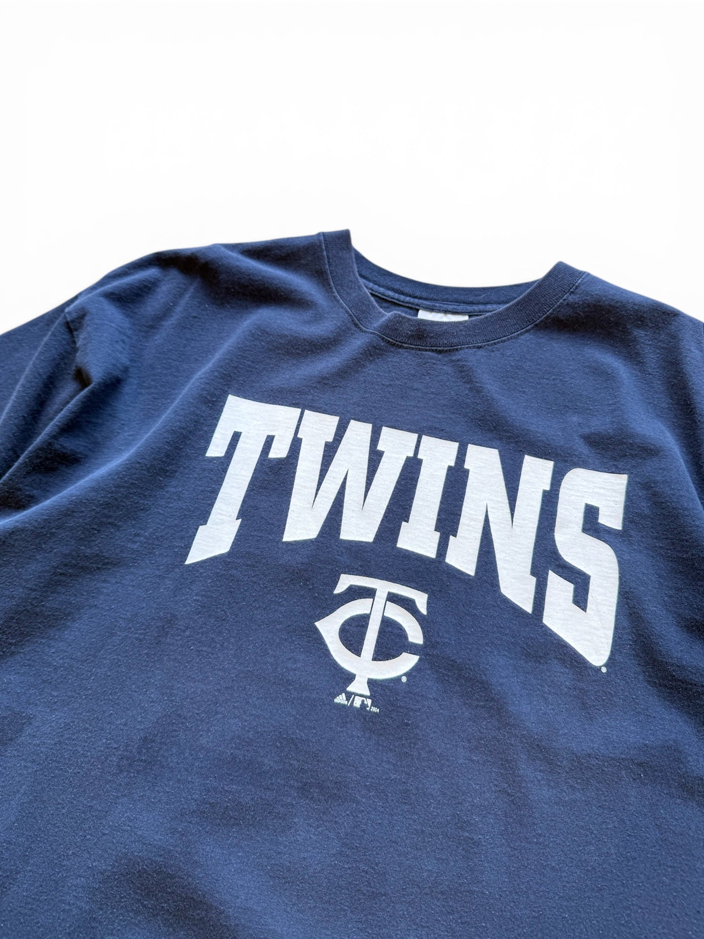 (XL) 2004 Minnwsota Twins Baseball Navy T-Shirt