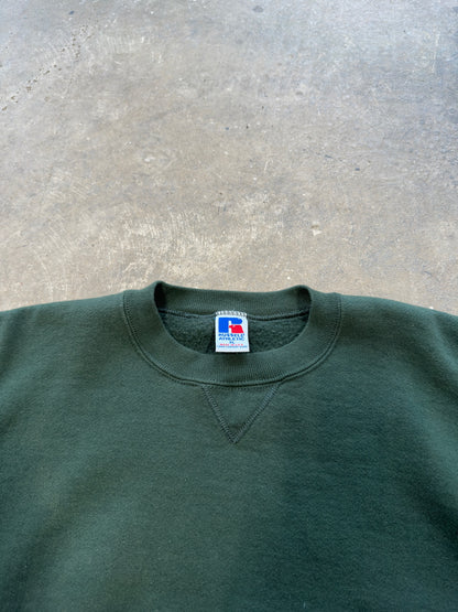 (XL) Vtg Russell Athletics Forrest Green Crewneck
