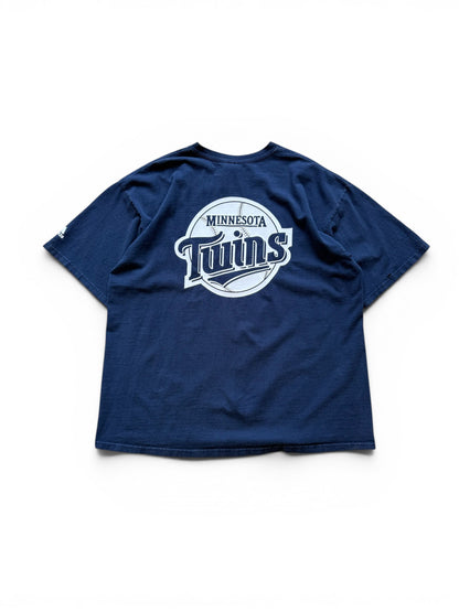 (XL) 2004 Minnwsota Twins Baseball Navy T-Shirt