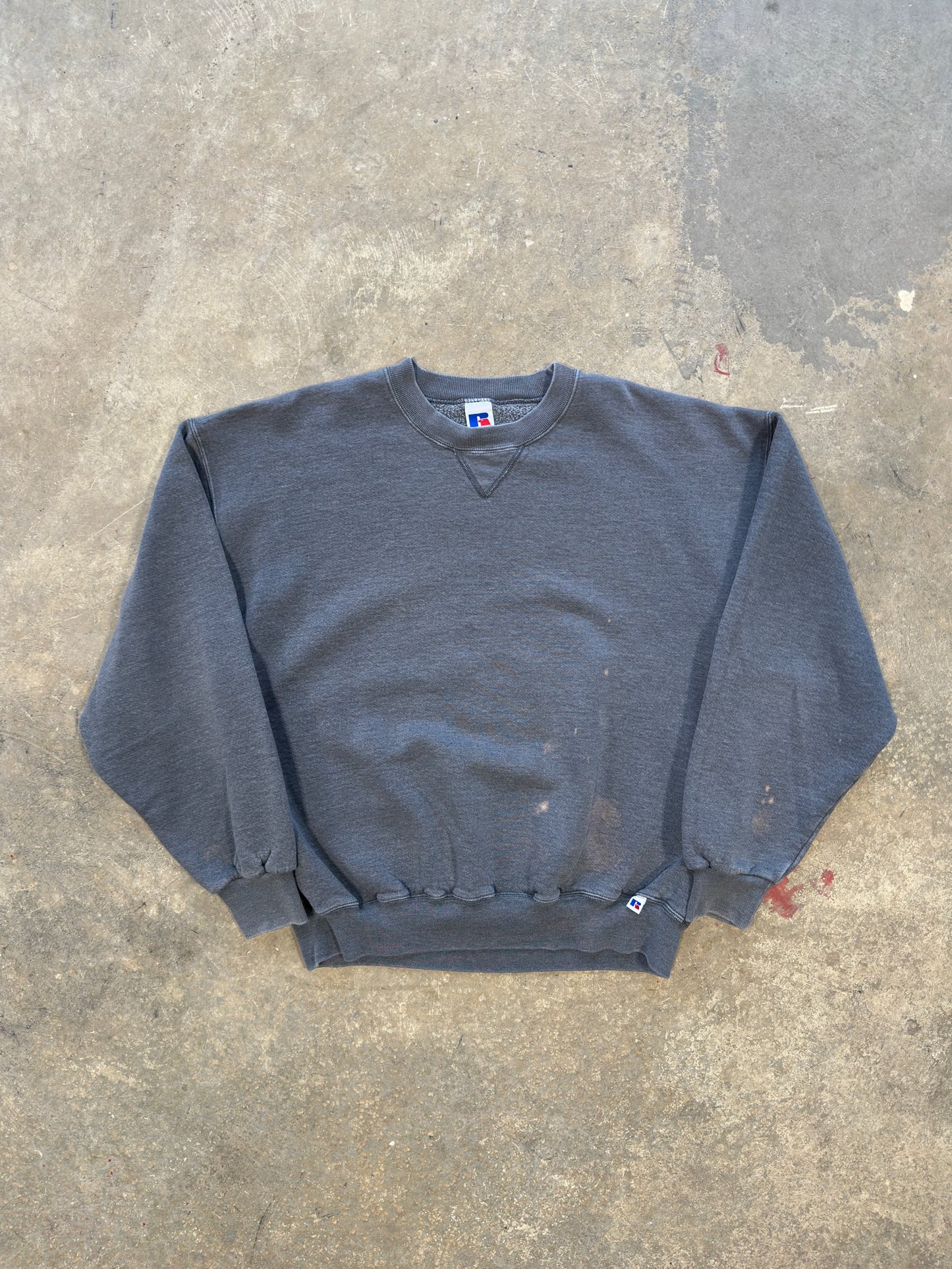(XL) Vtg Russell Athletics Grey Crewneck